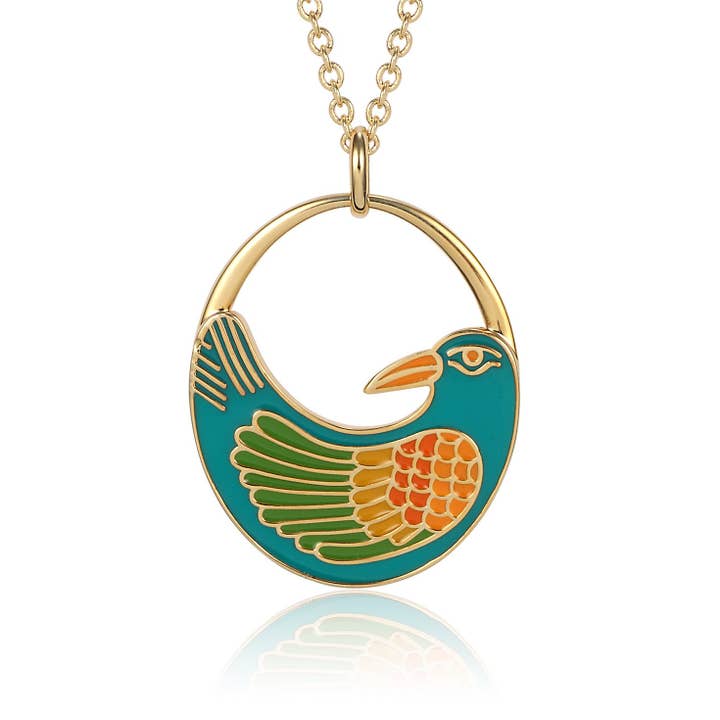 Collier Oiseau du Nil pour la vente par Laurel Burch Studios