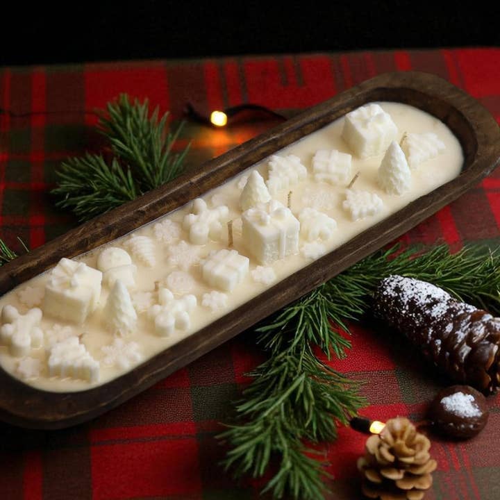 Bougie de pâte de Noël pour la vente par Agaboo Candle