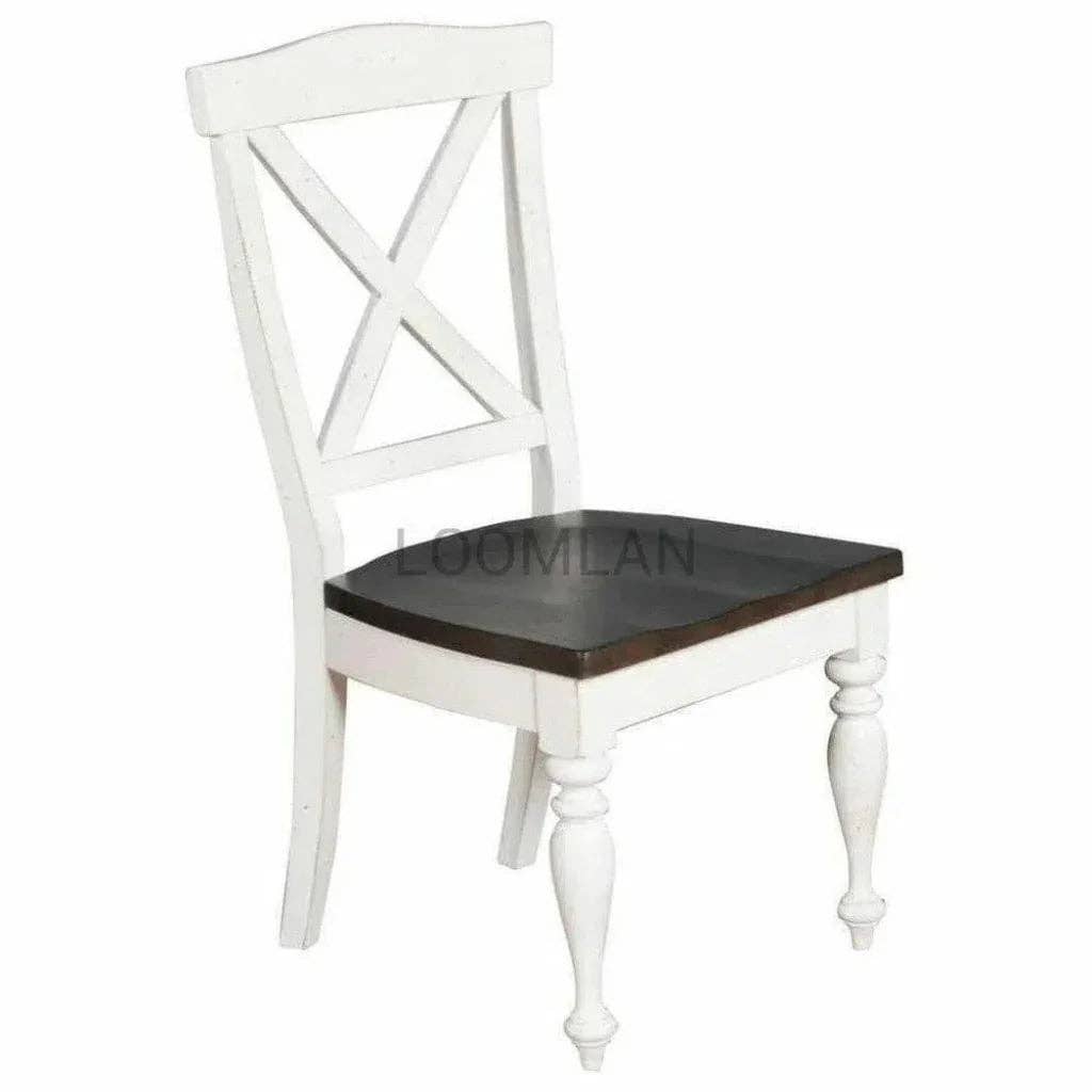 LOOMLAN – wholesale Chair – Wood Crossback Dining Chair Wood Seat Set Of 21