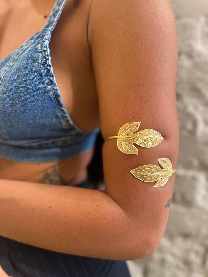 Großes Blattarmband für den Großhandel von DITTA Alessandra Avallone