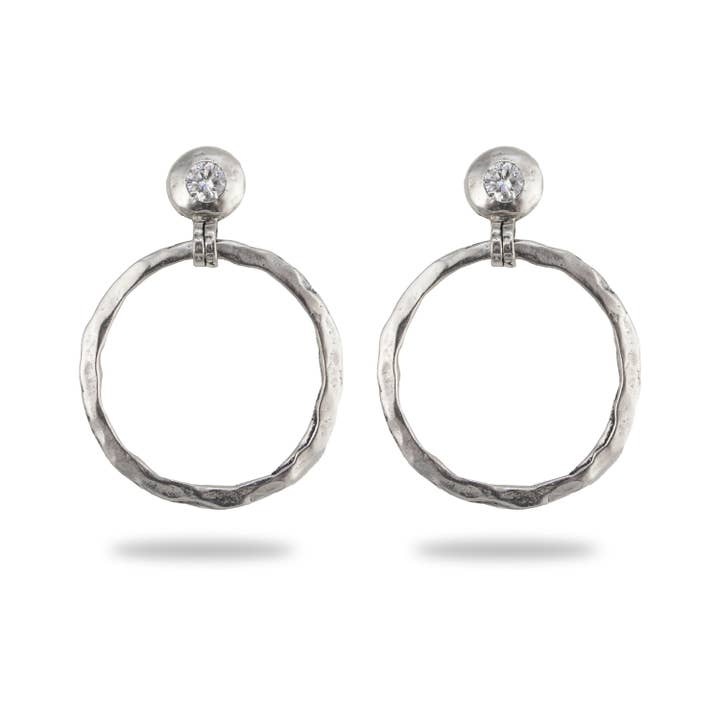 Boucles d'oreilles Aura en argent sterling pour la vente par Collection 1304