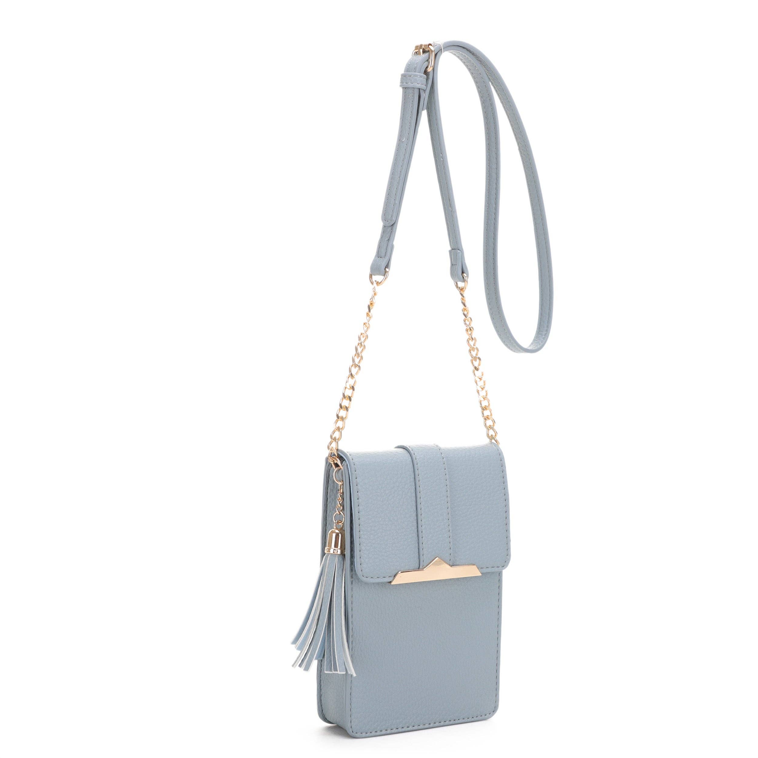 Isabelle Handbags - Vendita all'ingrosso Borsa a tracolla - Donna - FC20568 Borsa a Tracolla Porta Telefono con Ferramenta in Metallo Dorato10