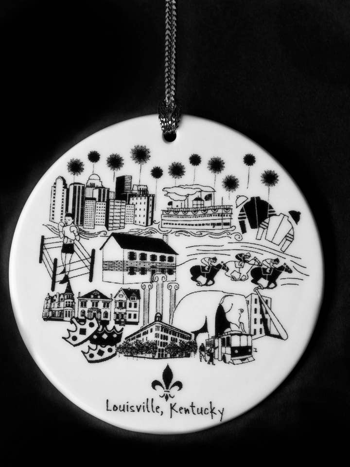 Adorno de Louisville. para venta al por mayor de The Dish