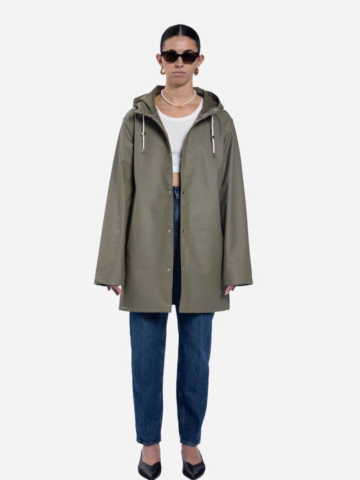 Trawler Coat Olive for wholesale by Baxter Wood Company