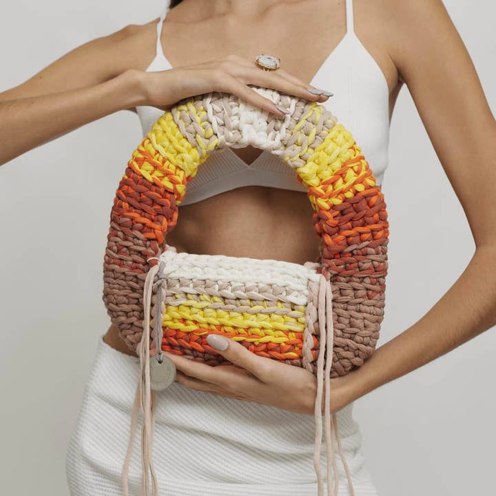 The mini bag in honey for wholesale by Colors of Arcana