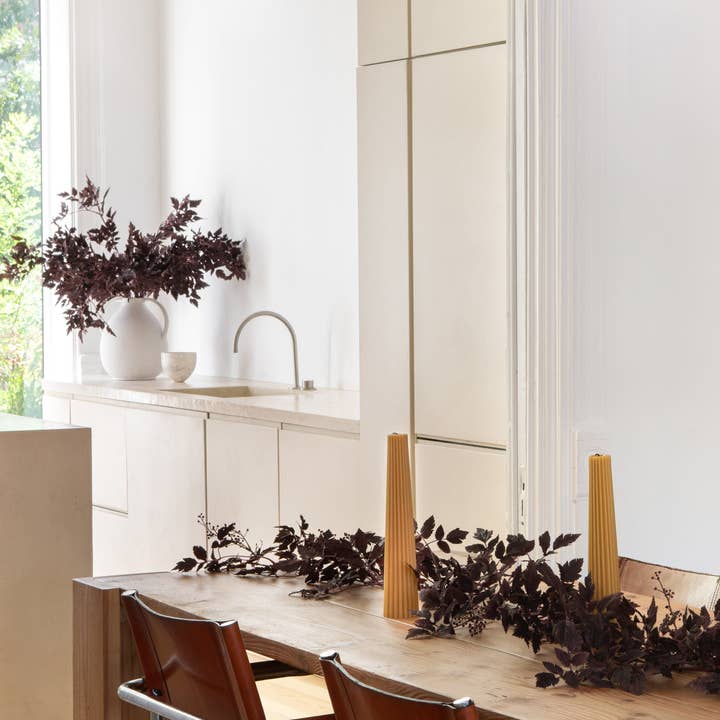 Afloral - Wholesale Bunting/Garland - Plum Cimicifuga Seeded Garland - 6'5