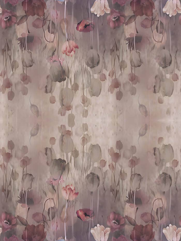 Floral Print Modal Silk Designer Scarf for wholesale by Namaskar Australia