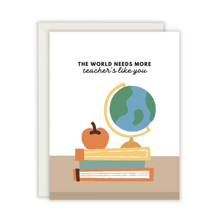 Carte de remerciement de fin d'année scolaire pour l'enseignant de la part de l'élève pour la vente par Paper Giggles