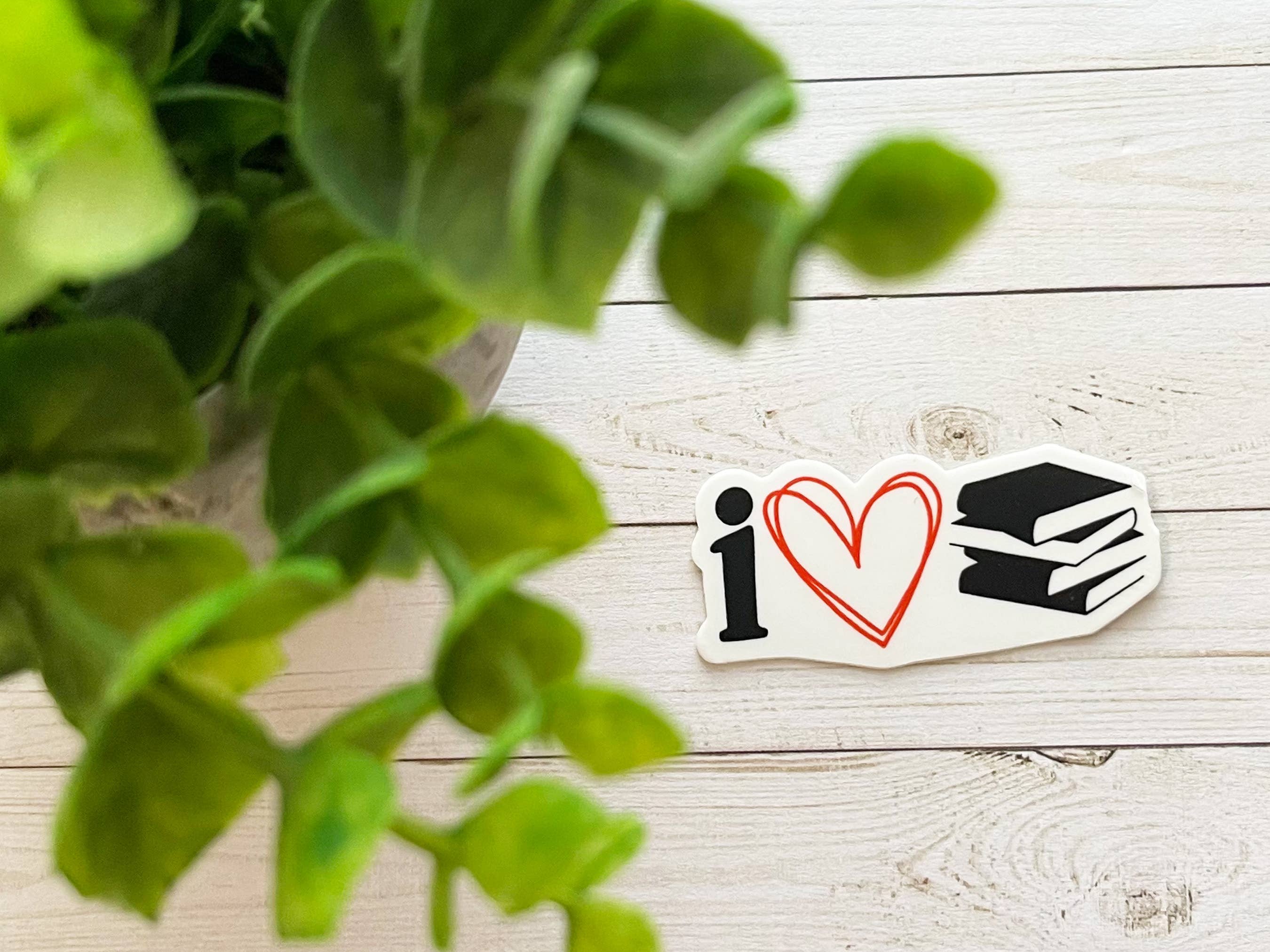 Anna B. Shop - Wholesale Sticker - I Love Books Sticker2