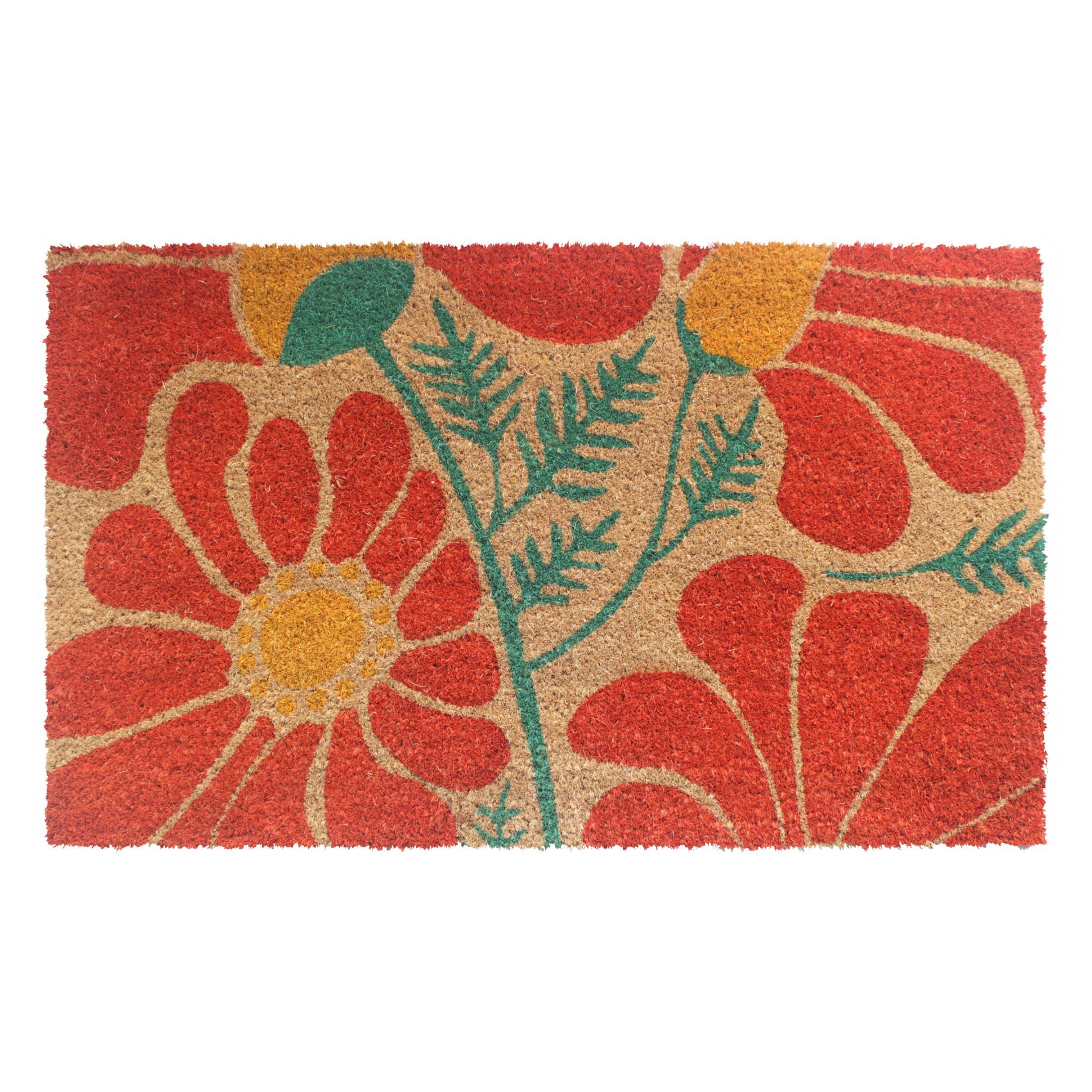 RugSmith – wholesale Door mat – Folk Flowers Doormat3