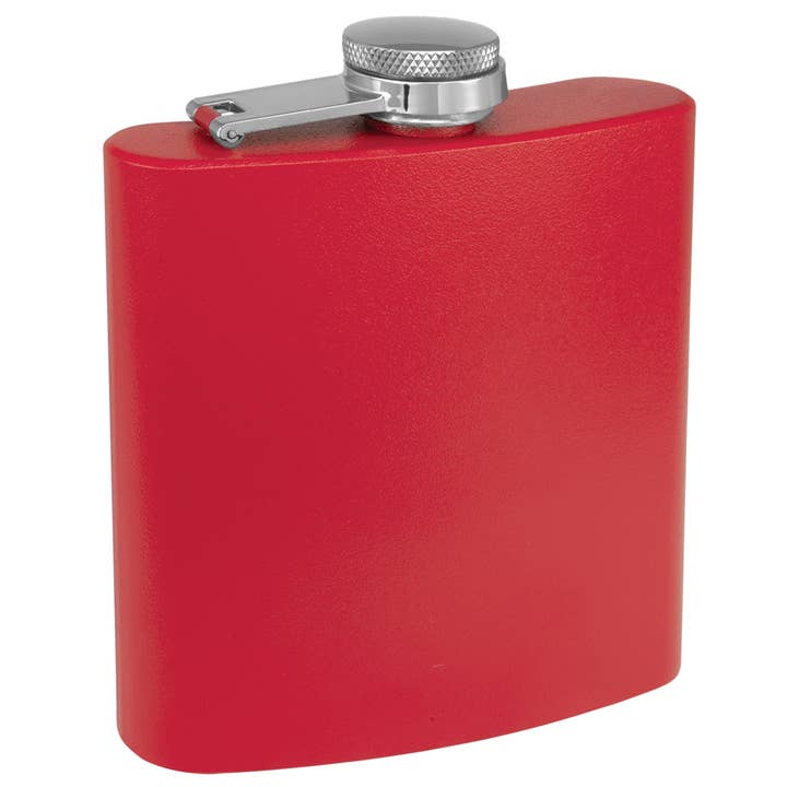 Clear Water Home Goods - Wholesale Flask - 6 oz Stainless Steel Hip Flask w/ Funnel|Powder Coated Flask9