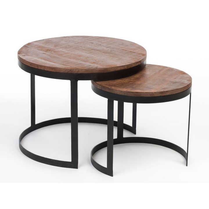 Voglrieder - Wholesale Coffee Table - Coffee table set of 2 side tables living room table round Aust22