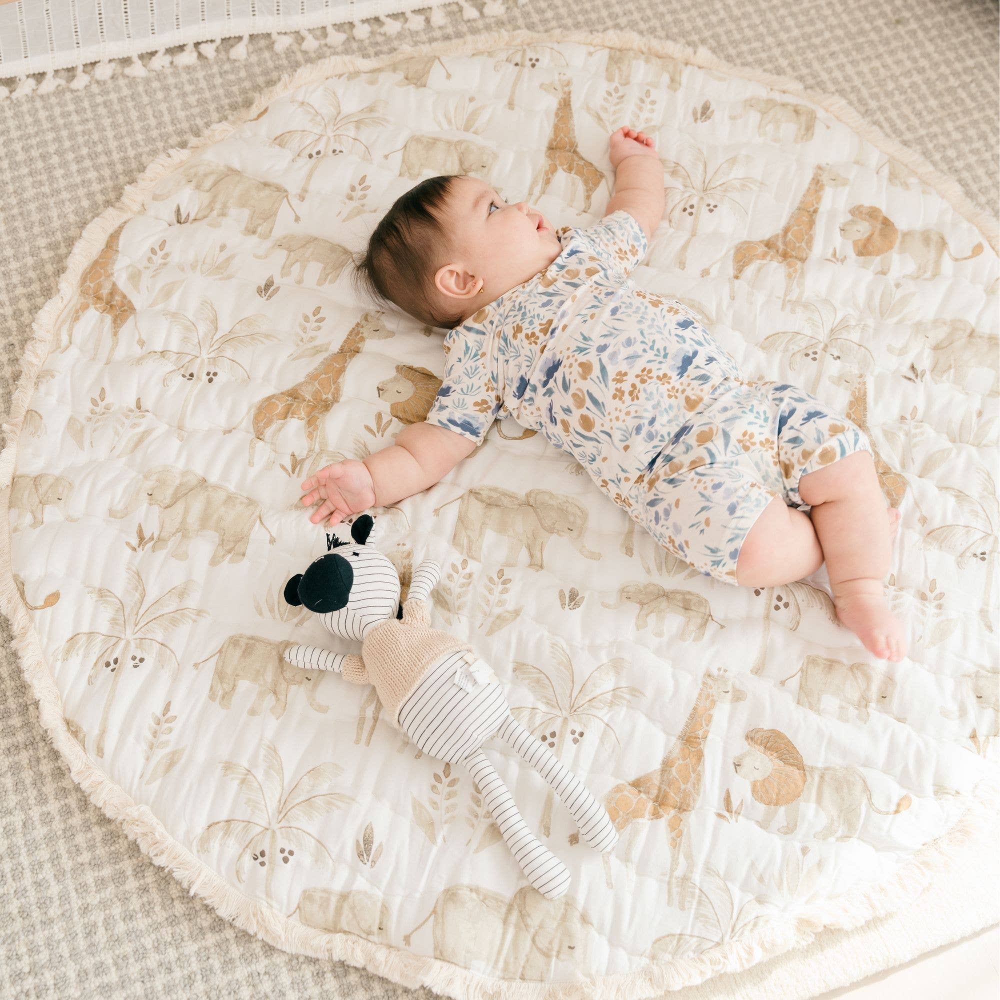 Crane Baby - Wholesale Play Mat - Kids & Baby - Kendi Quilted Playmat5