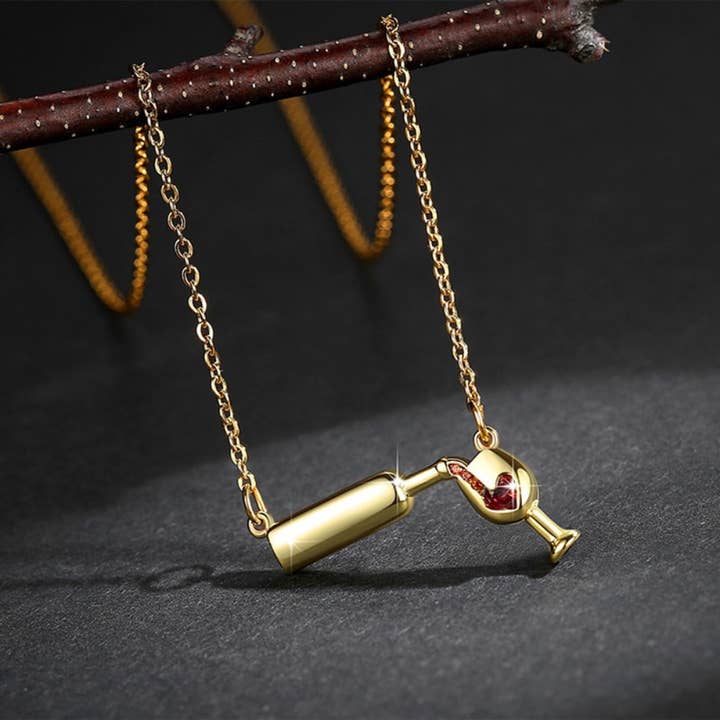 HALSKETTE AUS WEINGLAS für den Großhandel von Ashlen