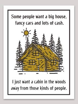 Cabin in the Woods for wholesale by It's A Wanderful Life