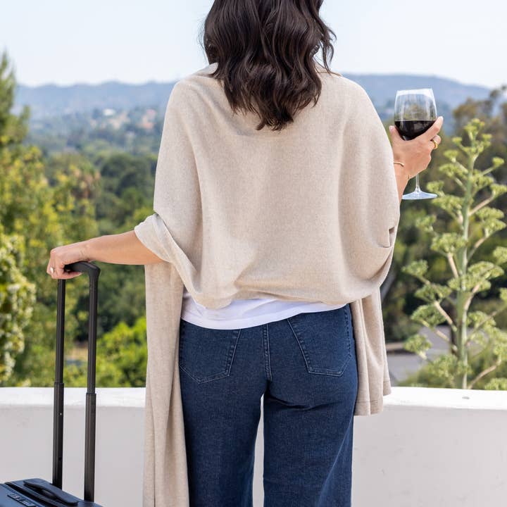 zestt organics - Wholesale Scarf - Women's - Dreamsoft Organic Cotton Travel Scarf - Birch4