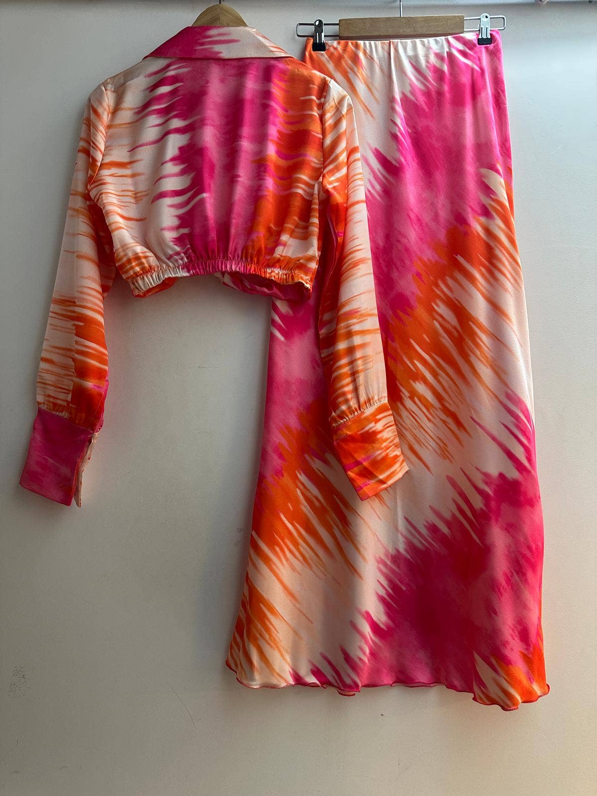 LORIANE – wholesale Top & skirt set – Women's – 10606E top + printed skirt one size3