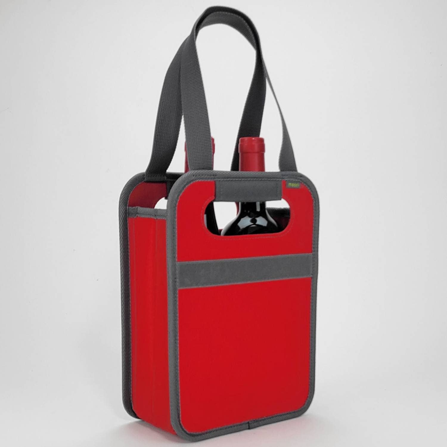 meori Inc – Großhandel Weintasche – Weintasche für 2 Flaschen, zusammenklappbar, wiederverwendbar0