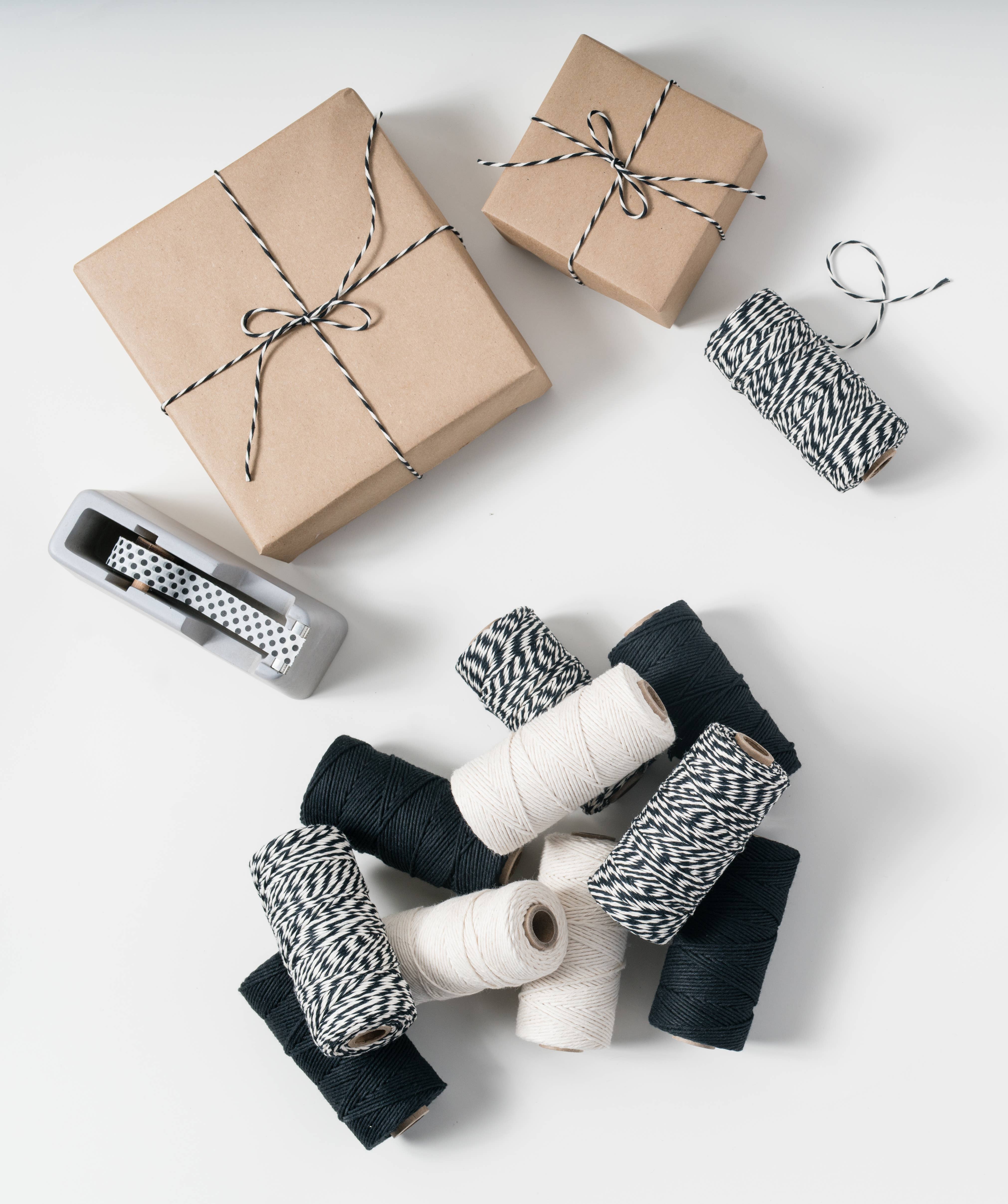 Knot & Bow - Wholesale Twine - Black Cotton Twine2