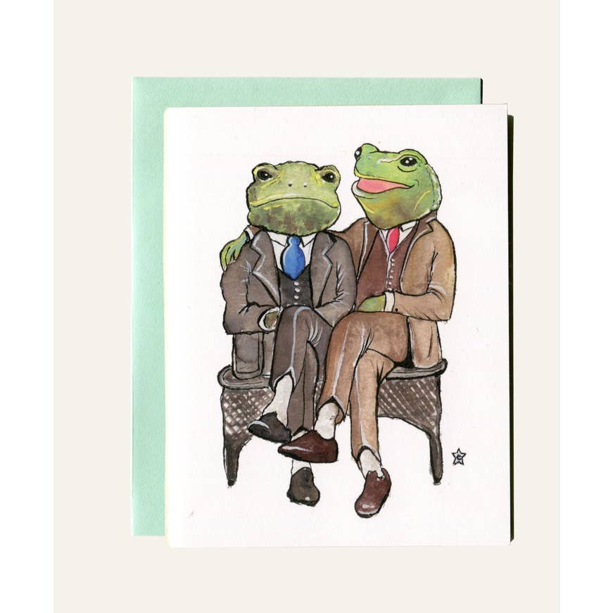Darling Illustrations - Wholesale Love Card - You're Ribbiting - Frog Notecard6