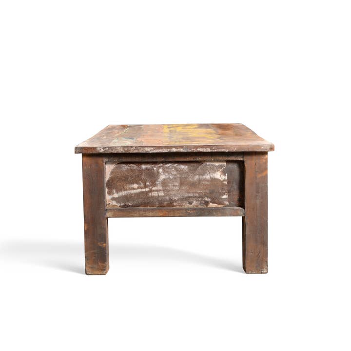 Timbergirl - Wholesale Coffee Table - Reclaimed Wood Coffee Table With Double Drawers3