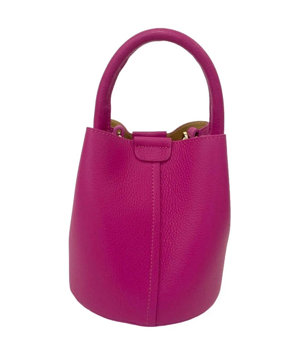 Two Amicis - Vente Sac à main avec poignée sur le dessus – femme - Whimsy - Petit sac seau en cuir avec poignée supérieure4