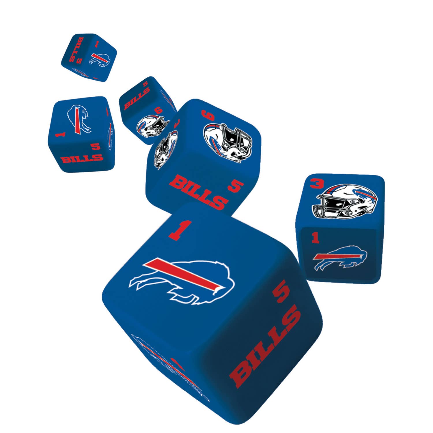 Masterpieces Puzzles - Wholesale Dice - Buffalo Bills Dice Set - 19mm1