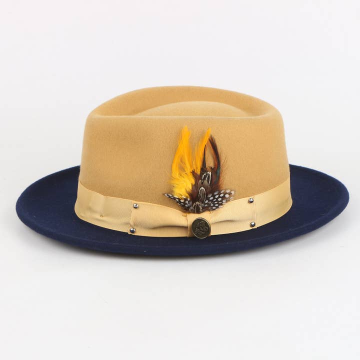 O New Orleans | Chapéu Fedora de Lã Fina Australiana | Scotch & Navy por atacado de Steven Land