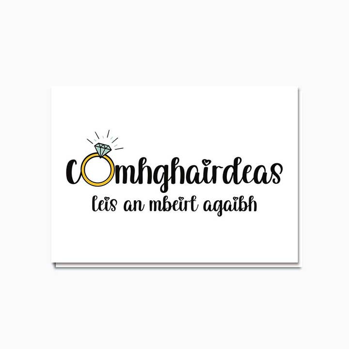 Grattis till er båda för wholesale av Irish Cards & Prints