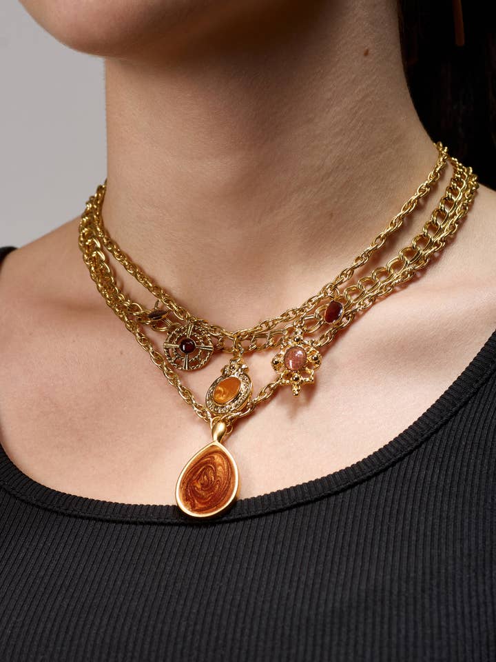 Autumn Dreams Necklace for wholesale by Caramel Vintage Jewellery