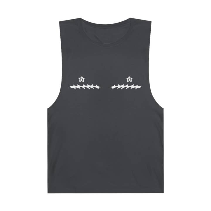 SoftBoysClub - Wholesale Tank Top - Women's - Star Nipple Top Surgery Scars Tank Top1