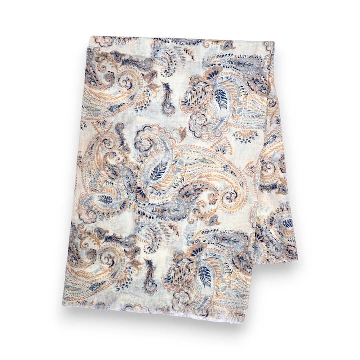 Lili Scarves (US Duty Free) – wholesale Scarf – Women's – Paisley Print Scarf21