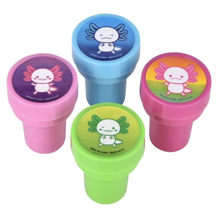 Pagdee Kids Juniors - Wholesale Rubber/decorative stamp – Kids & baby - Creative Axolotl Stampers For Kids - Assorted2