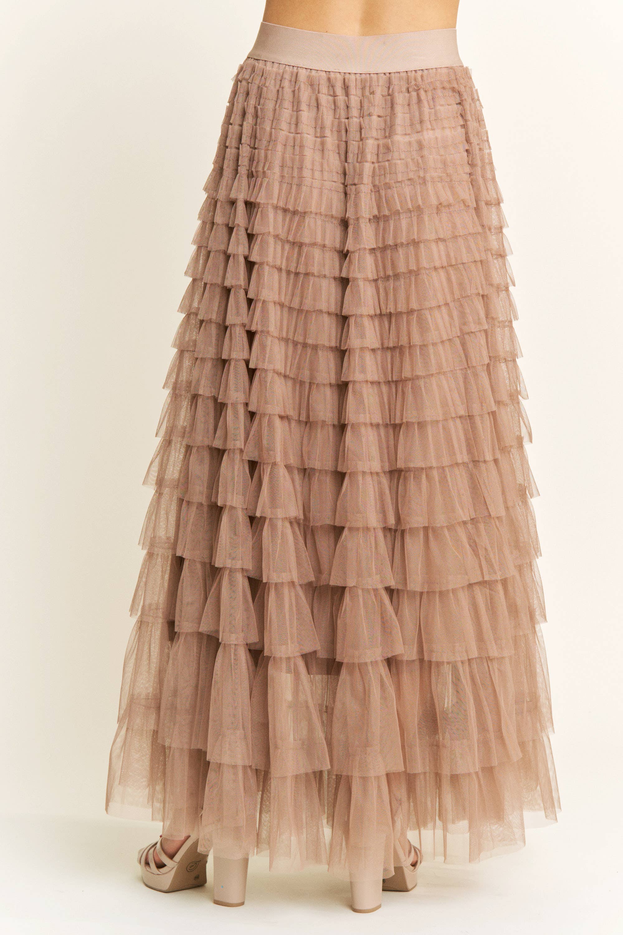 Sweet Generis - Vendita all'ingrosso Gonna - Donna - Gonna lunga a più strati in tulle a rete14