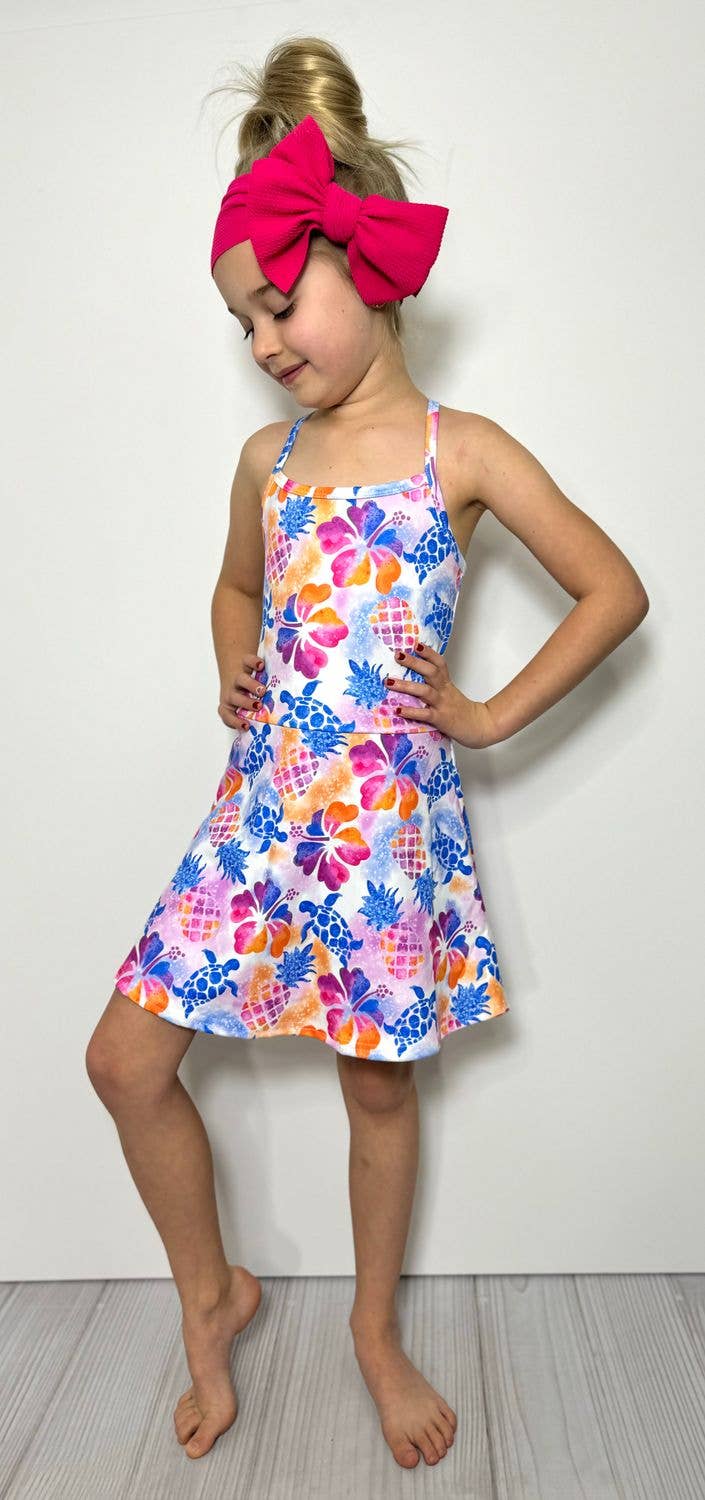 Clover Cottage - Wholesale Athletic Dress - Kids - Aloha Athletic Girls Dress