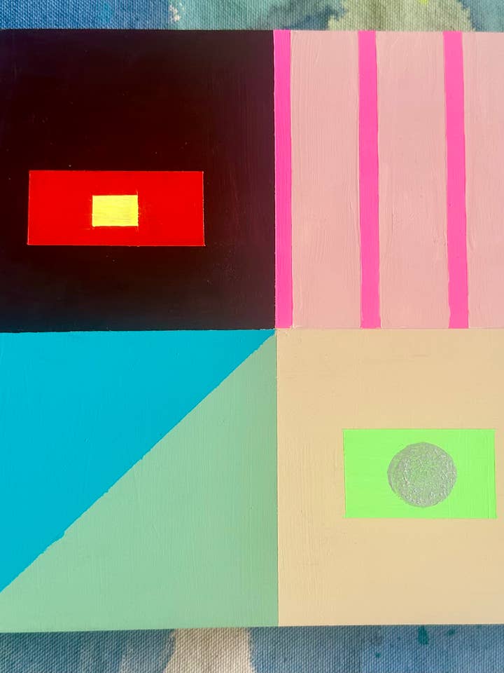 Chosen Family Original Painting Small Size 25 for wholesale by Your Strange Friend