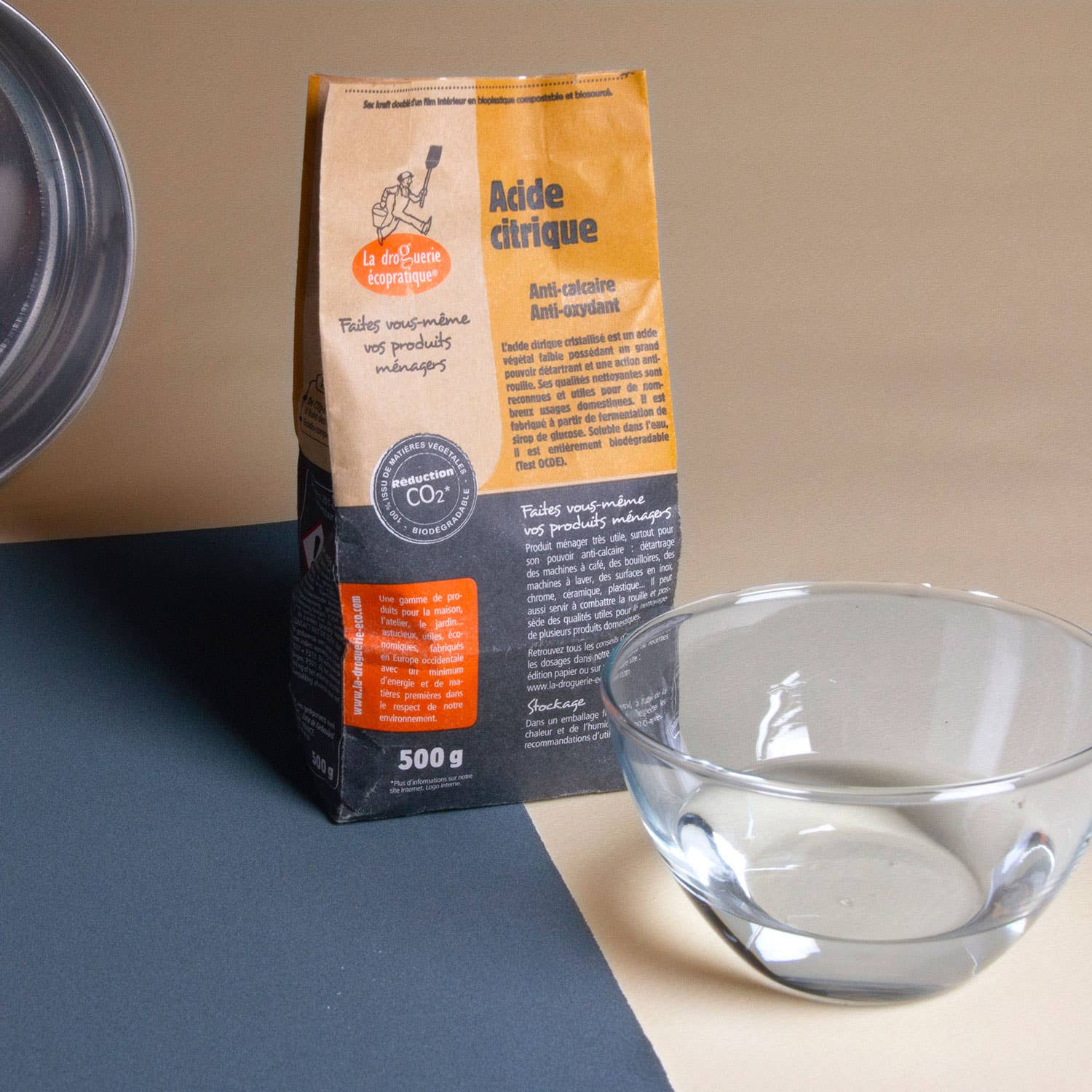 Ecodis - Grand Beau - Wholesale Multi-Surface Cleaner - Citric Acid 500g Multi-purpose Ecological Cleaner - La Droguerie1