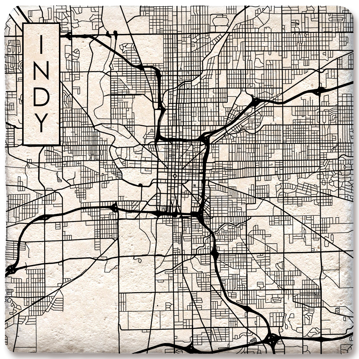 Tipsy Coasters & Gifts - Wholesale Coasters - Custom City Street Map Coaster8