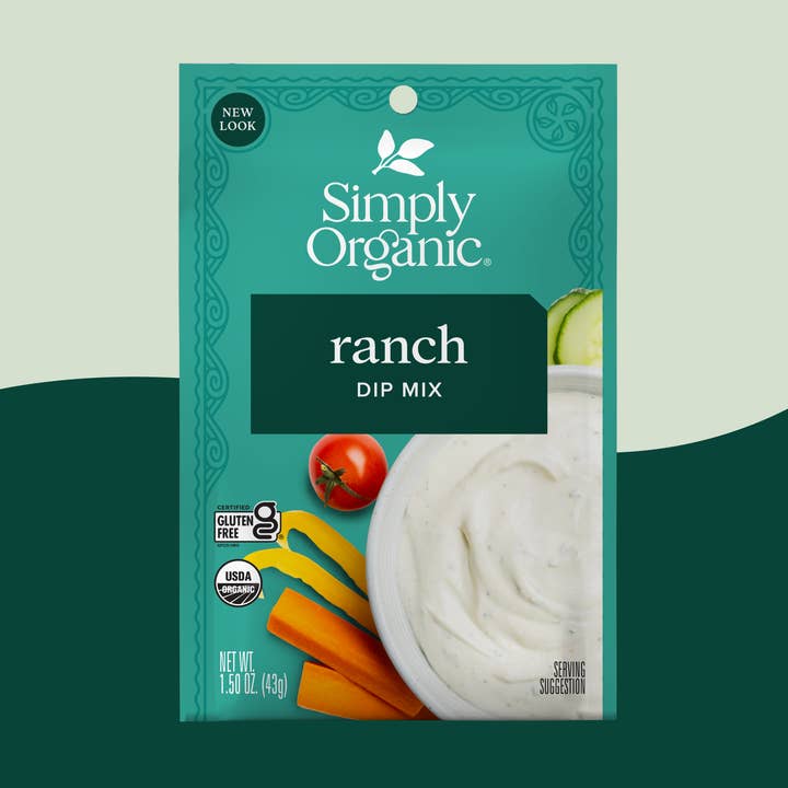Simply Organic Ranch Dip, Certified Organic for wholesale by Simply Organic