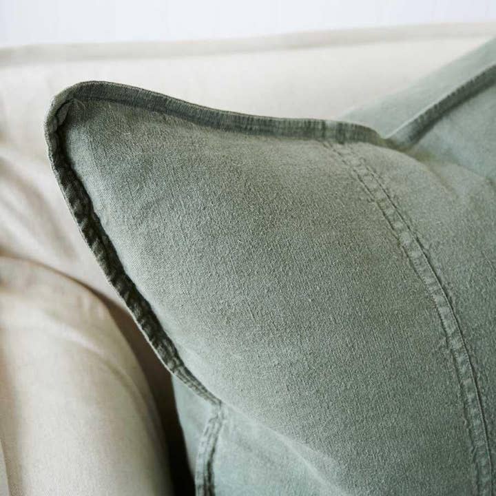 Luca® Linen Cushion Cover - Khaki for wholesale on Faire4