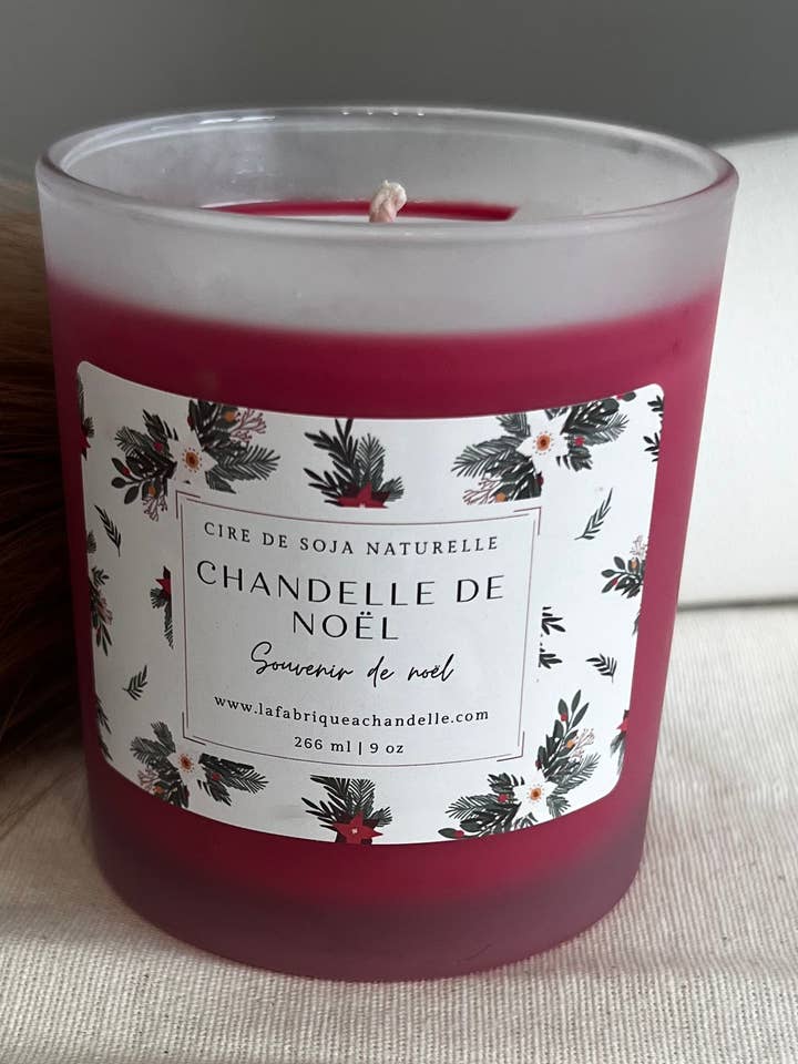 Christmas souvenir for wholesale by La fabrique à chandelle