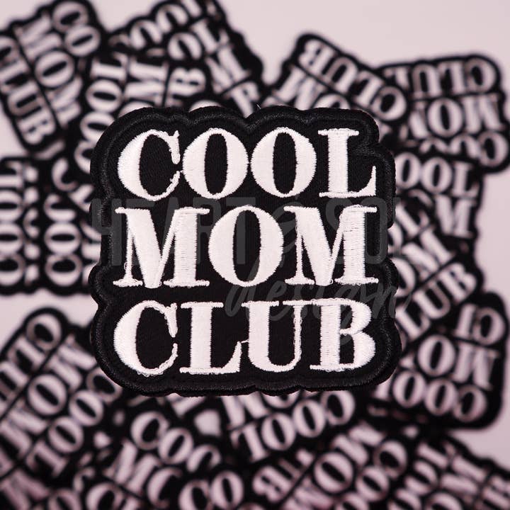 Heart & Sol Design - Wholesale Patch - COOL MOM CLUB patch1