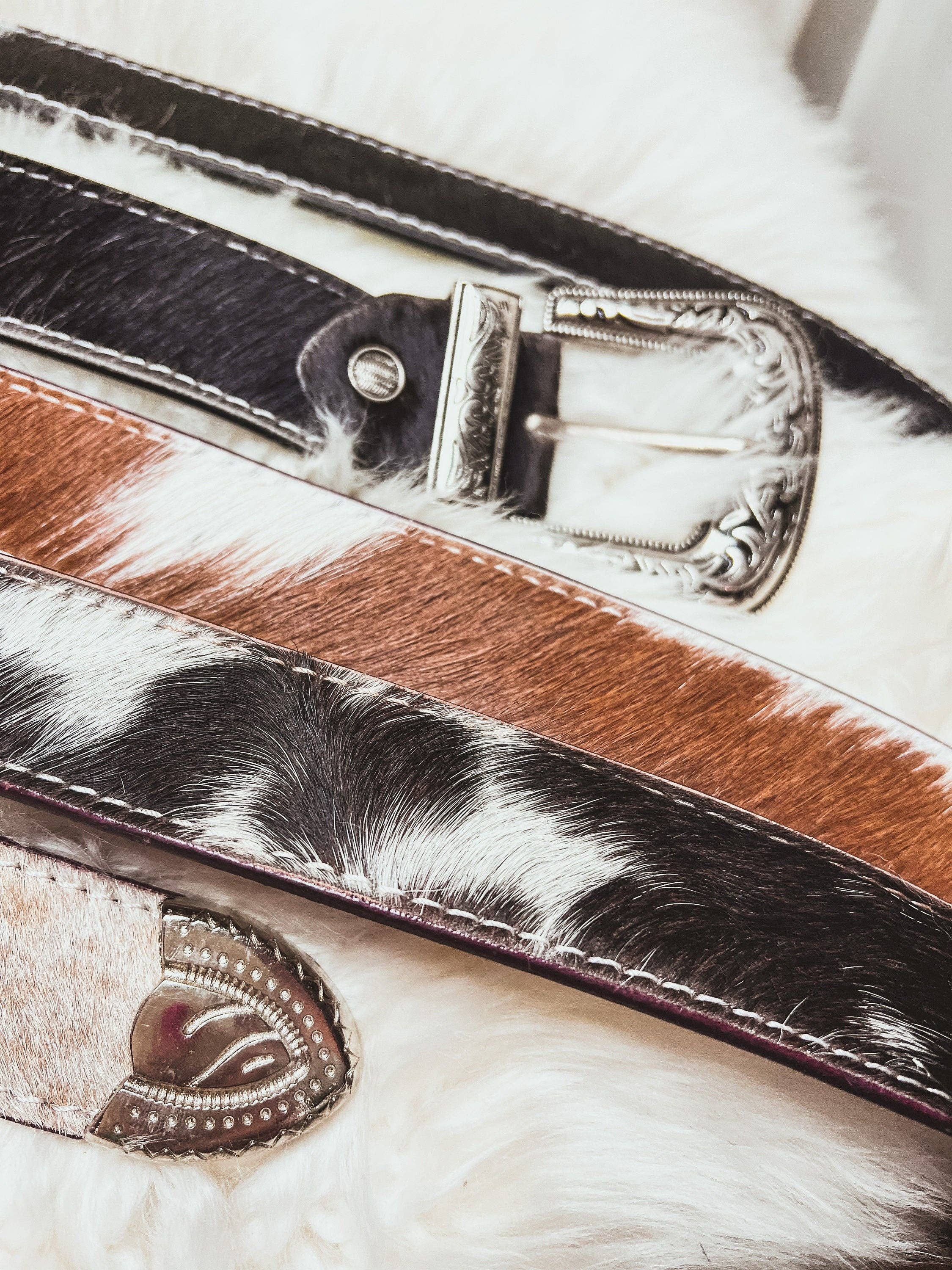 The Sterling Gypsy - Wholesale Belt - Women's - Custom Farm Brand Name/Initials/Monogram Cowhide Western Leather Belt with silver buckle and tip7