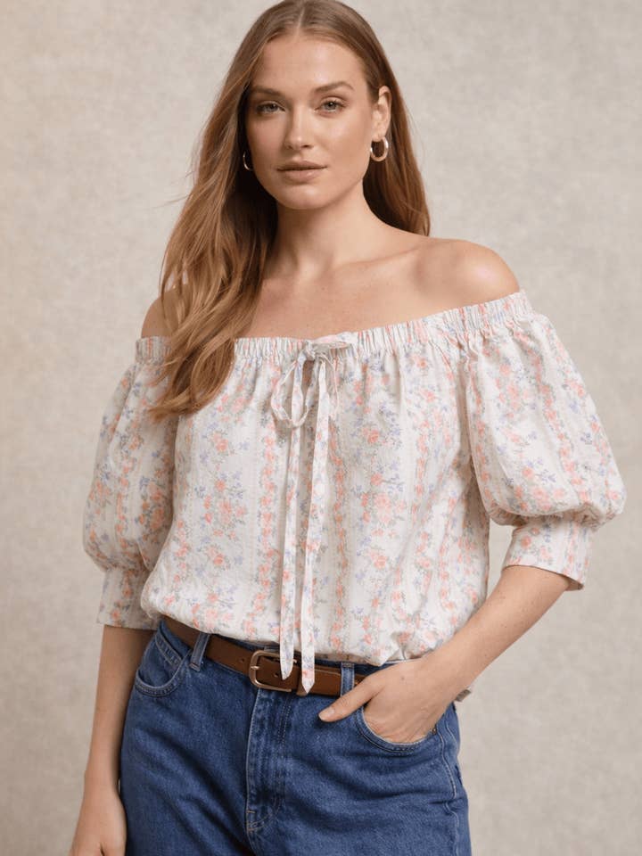 La Blusa Wrenley - Rubor para venta al por mayor de Wendi’s Good Things Market