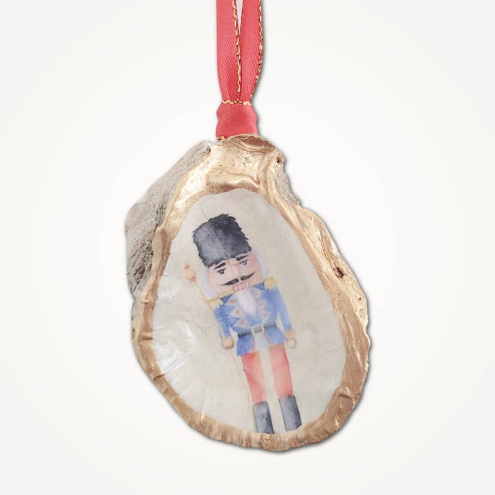 Beatrixbell Handcrafted - Wholesale Ornament - Nutcracker Christmas Ornament • Oyster Shell6