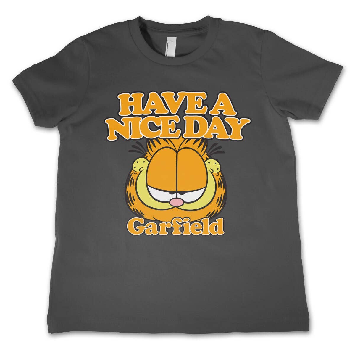 Hybris Production AB – wholesale T-shirt med screentryck – Barn – Garfield - Have A Nice Day Kids T-Shirt0