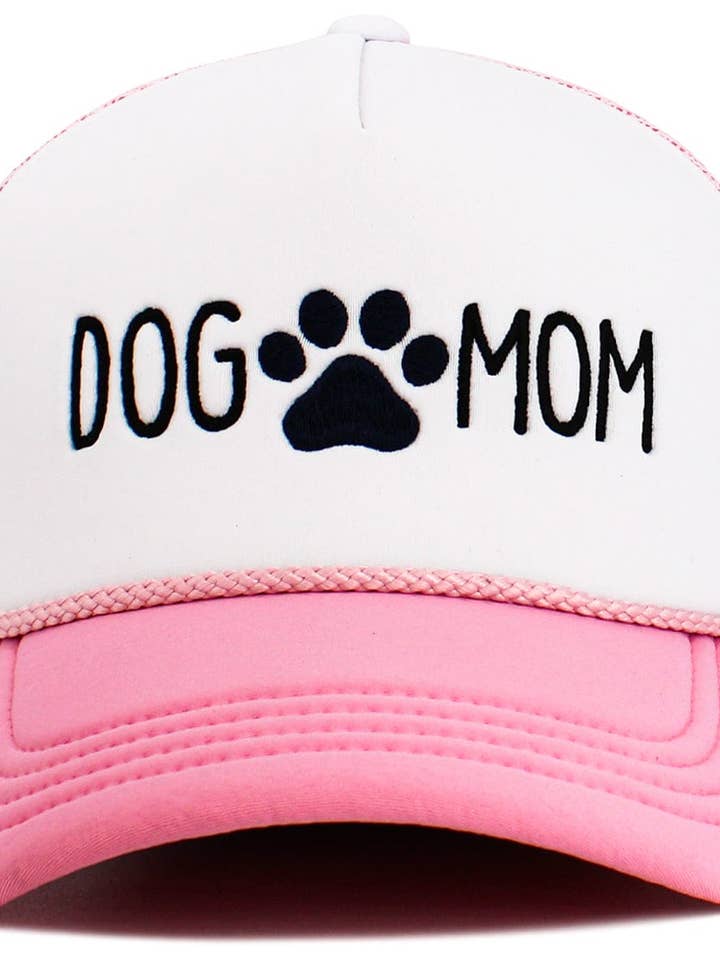 KBV1621 Dog Mom Foam Trucker Mesh Cap for wholesale by MiMi Wholesale
