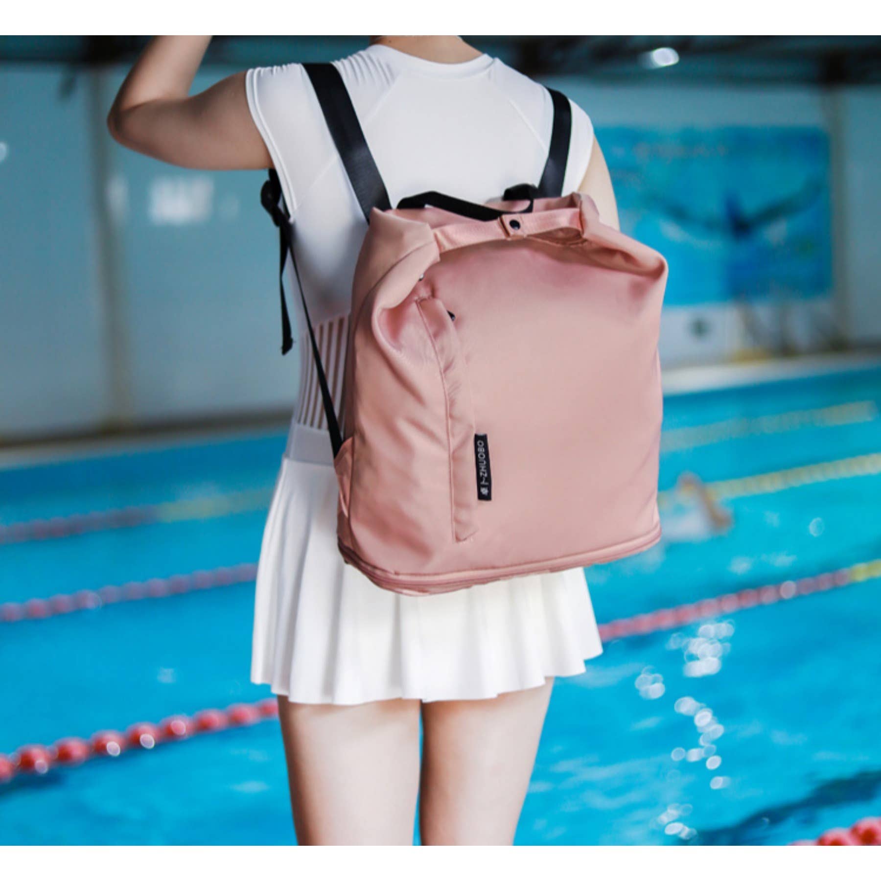 wandf - Wholesale Backpack - Unisex - Dry Wet Separation Swimming Bag with Shoe Compartment20