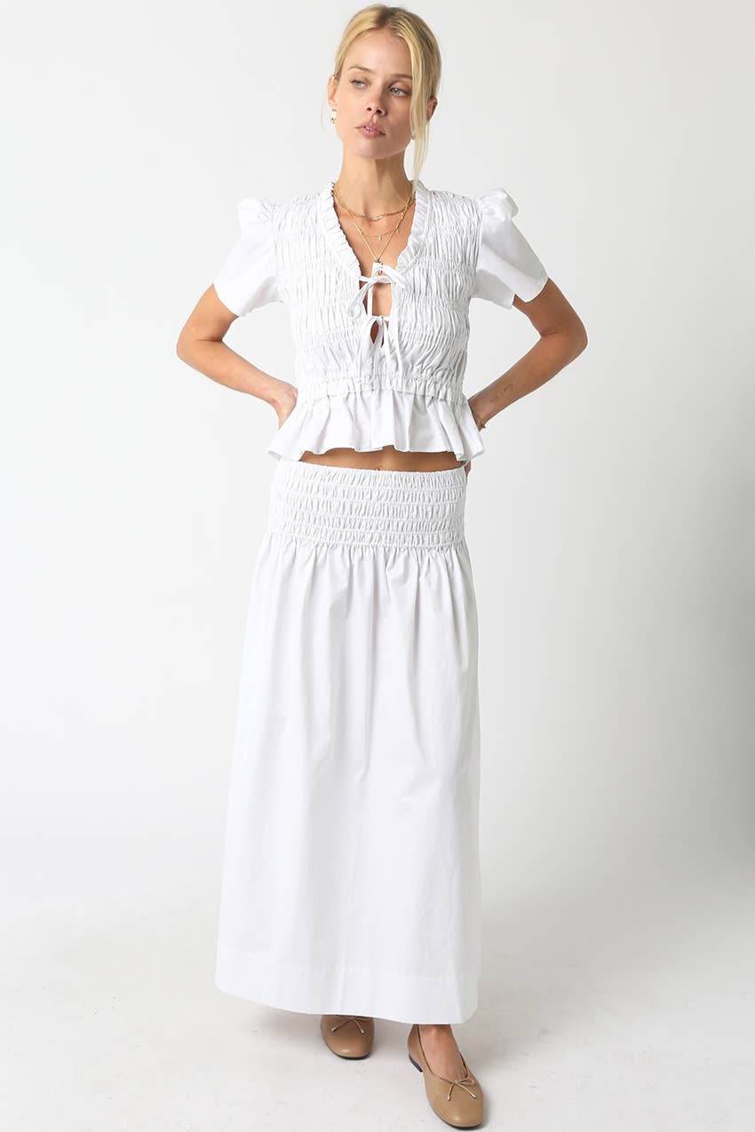 Olivaceous - Wholesale Blouse - Women's - Pamela Ruffled Top7