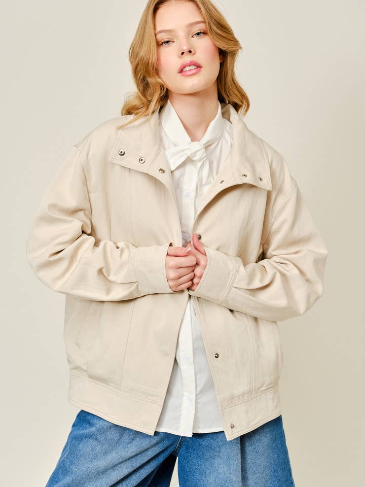 AJJ5800 OVERSIZED BIKER BOMBER JACKET for wholesale by Aaron & Amber